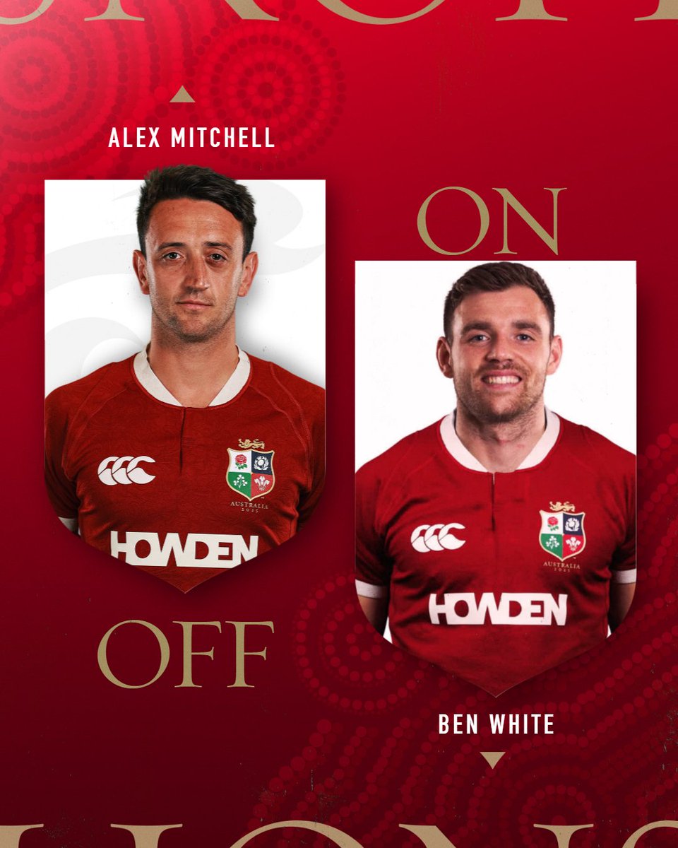 70' 🔵 Waratahs 10 - 21 Lions 🔴

Ben White comes on for his Lions debut 🦁

#Lions2025
