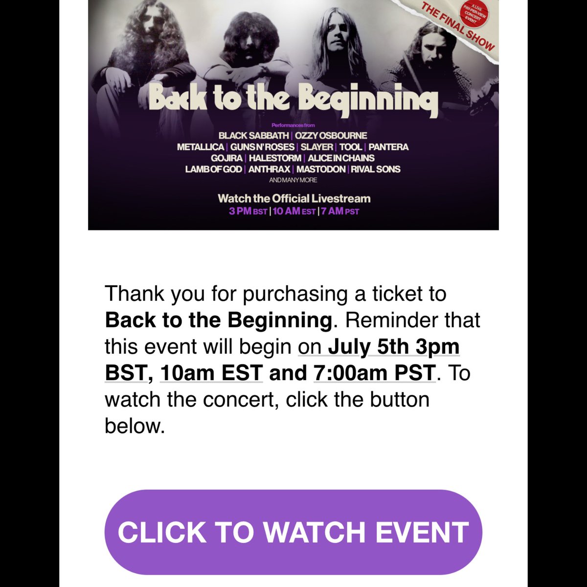 Beauty Ties (@beautyties) on Twitter photo ☀️ Summertime on Beauty Ties Blog ☀️
I’m so excited to be able to be a part of this from home! If you are going to Back to The Beginning Concert - have fun! Incredible rock line-up.
Well done to <a href="/MrsSOsbourne/">Sharon Osbourne</a> for making this happen. God bless Ozzy today for the show. 🤘🏻 ☀️ Summertime on Beauty Ties Blog ☀️
I’m so excited to be able to be a part of this from home! If you are going to Back to The Beginning Concert - have fun! Incredible rock line-up.
Well done to <a href="/MrsSOsbourne/">Sharon Osbourne</a> for making this happen. God bless Ozzy today for the show. 🤘🏻