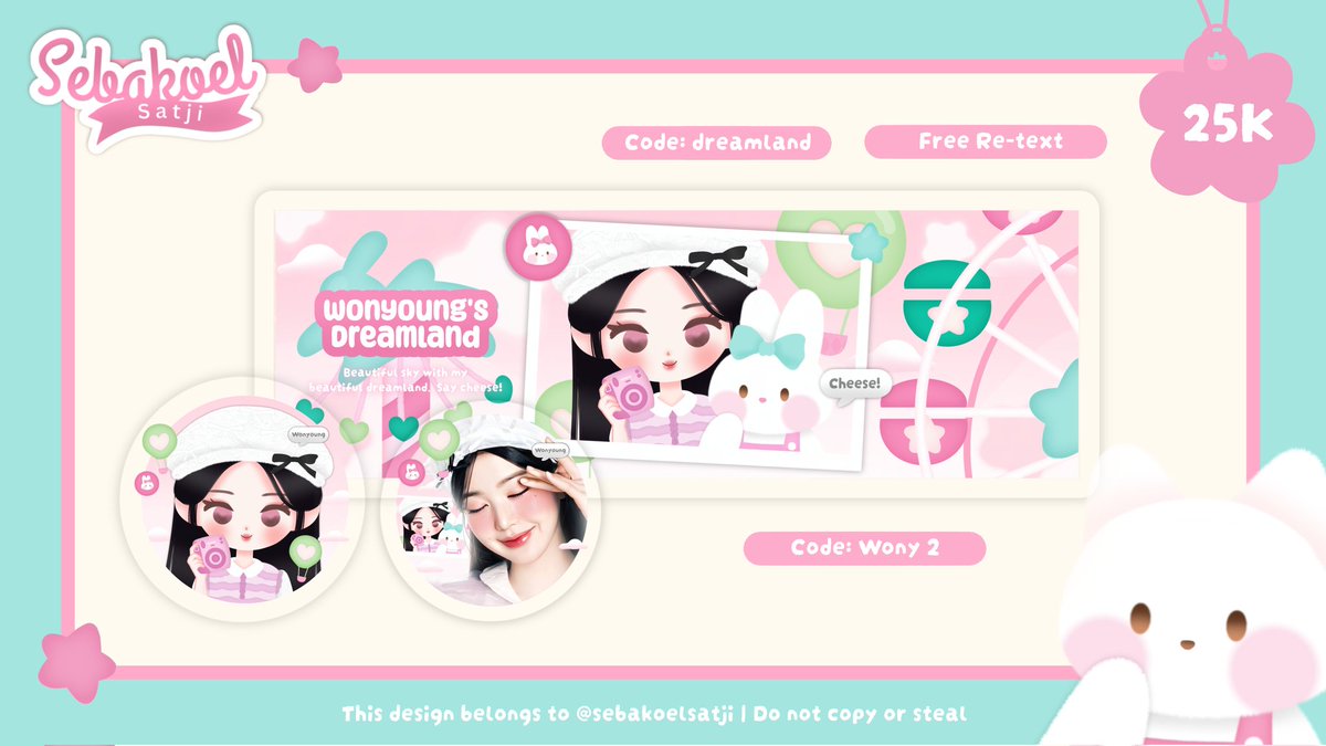 sebakoelsatji's tweet photo. ㅤ
ㅤHelp RT. Any interaction is appreciated 🫶🏻
ㅤHalo, Bakoel ada layout chibi rs "dreamland"

Muse: wony, joy, carmen, moka, eunchae, ian sama karina yaa. Boleh add wabis, qr, pinned, loca, dll 😉

💸 25K 

Tysm 🩵 #zonauang https://t.co/Pk0ATZemqM