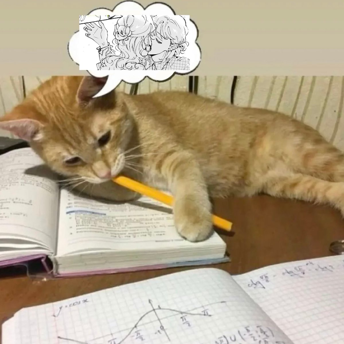 imbluemitsuki's tweet image. head empty no thoughts