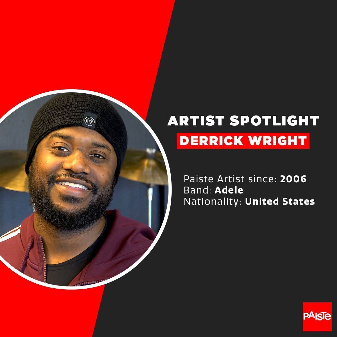 ARTIST SPOTLIGHT - Derrick Wright

We are proud to introduce you to one of our great artists.

For more information on Derrick, check out his Paiste Artist Profile:
➡ paiste.com/en/musicians/d… 

#paiste #paistecymbals #paistefamily #artistspotlight #derrickwright #adele