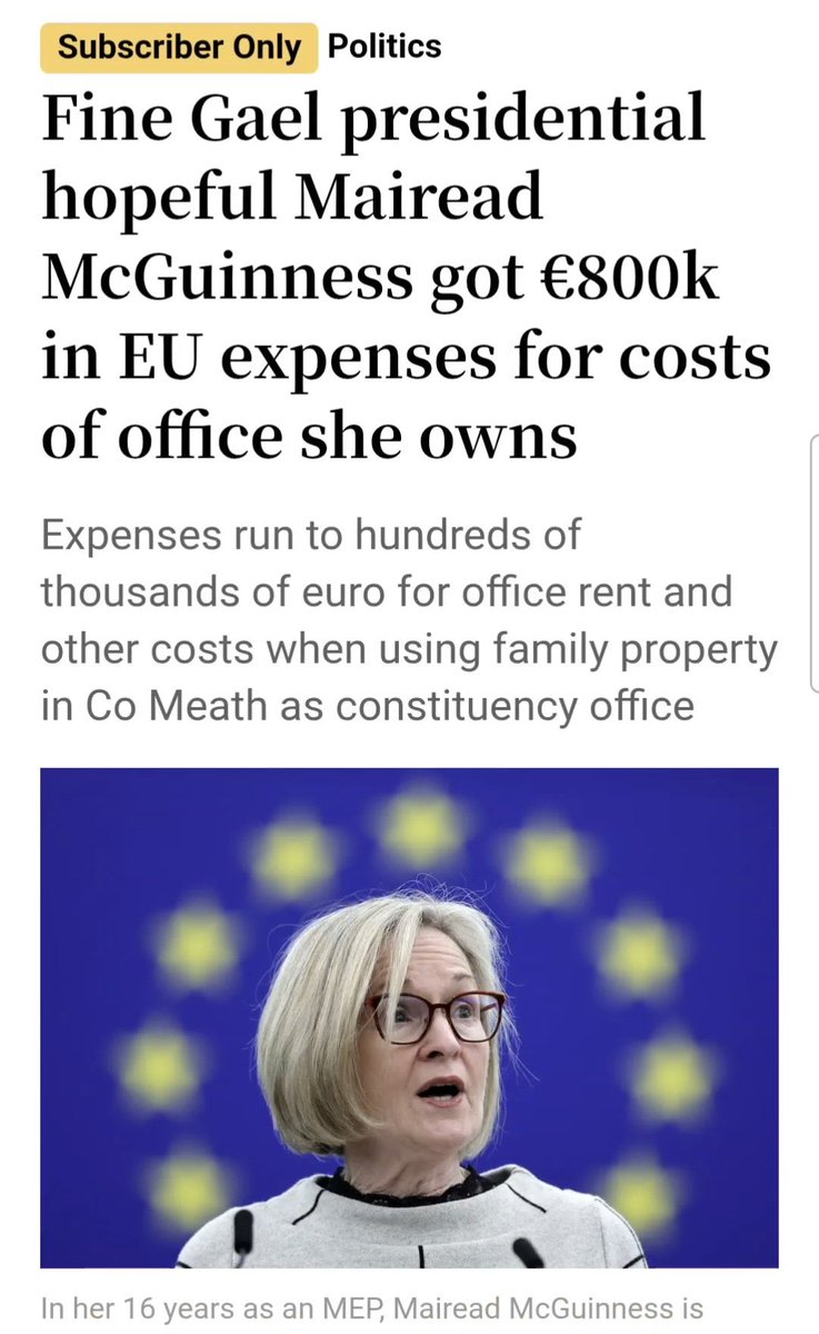 Une parlementaire européenne se fait rembourser 800’000 euros de loyer pour son bureau alors qu’elle utilise une propriété de sa famille comme bureau. L’UE c’est aussi la corruption et les conflits d’intérêt !