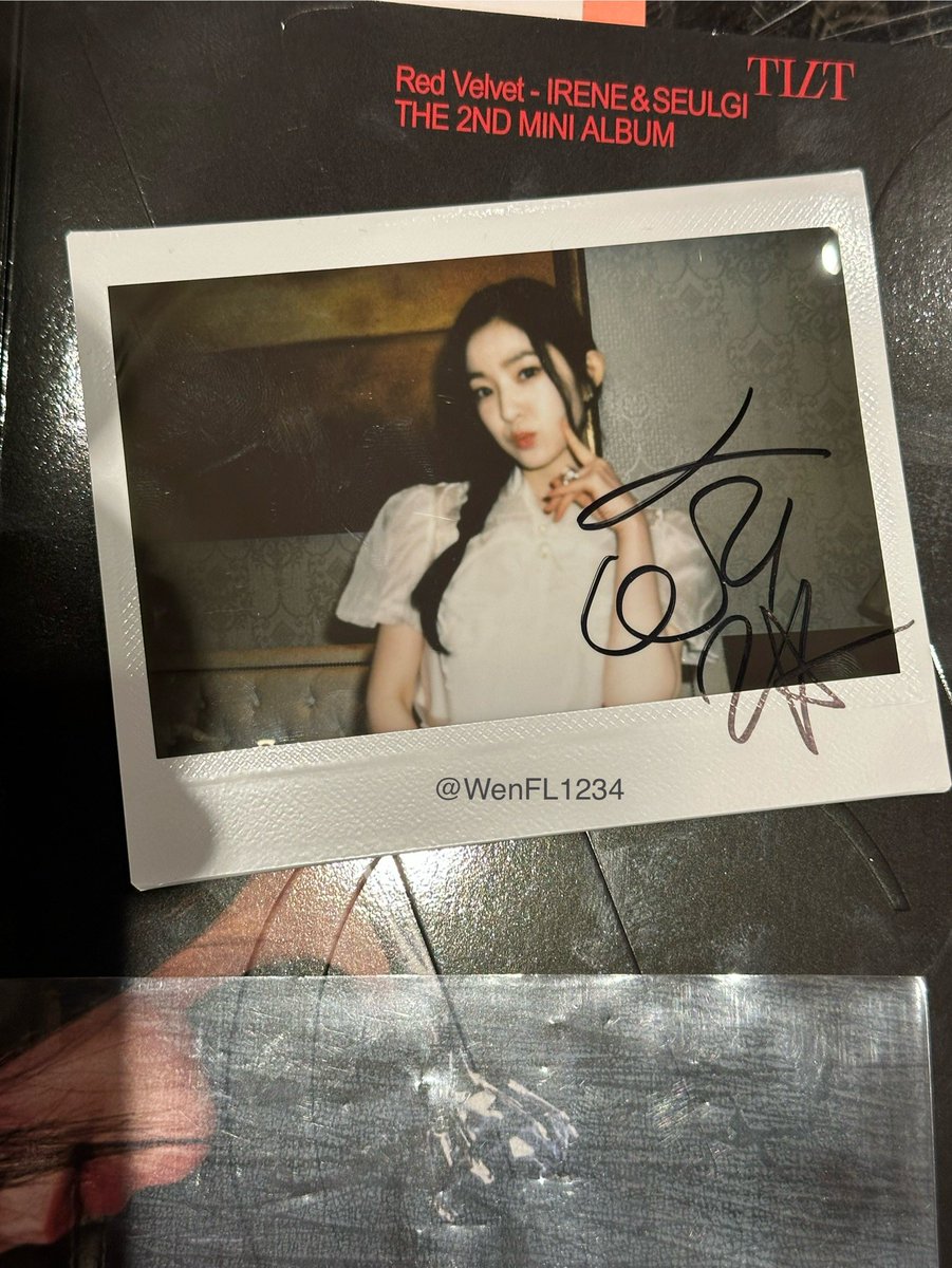 250705 TILT Singapore Fansign
Signed Polaroid #IRENE #아이리