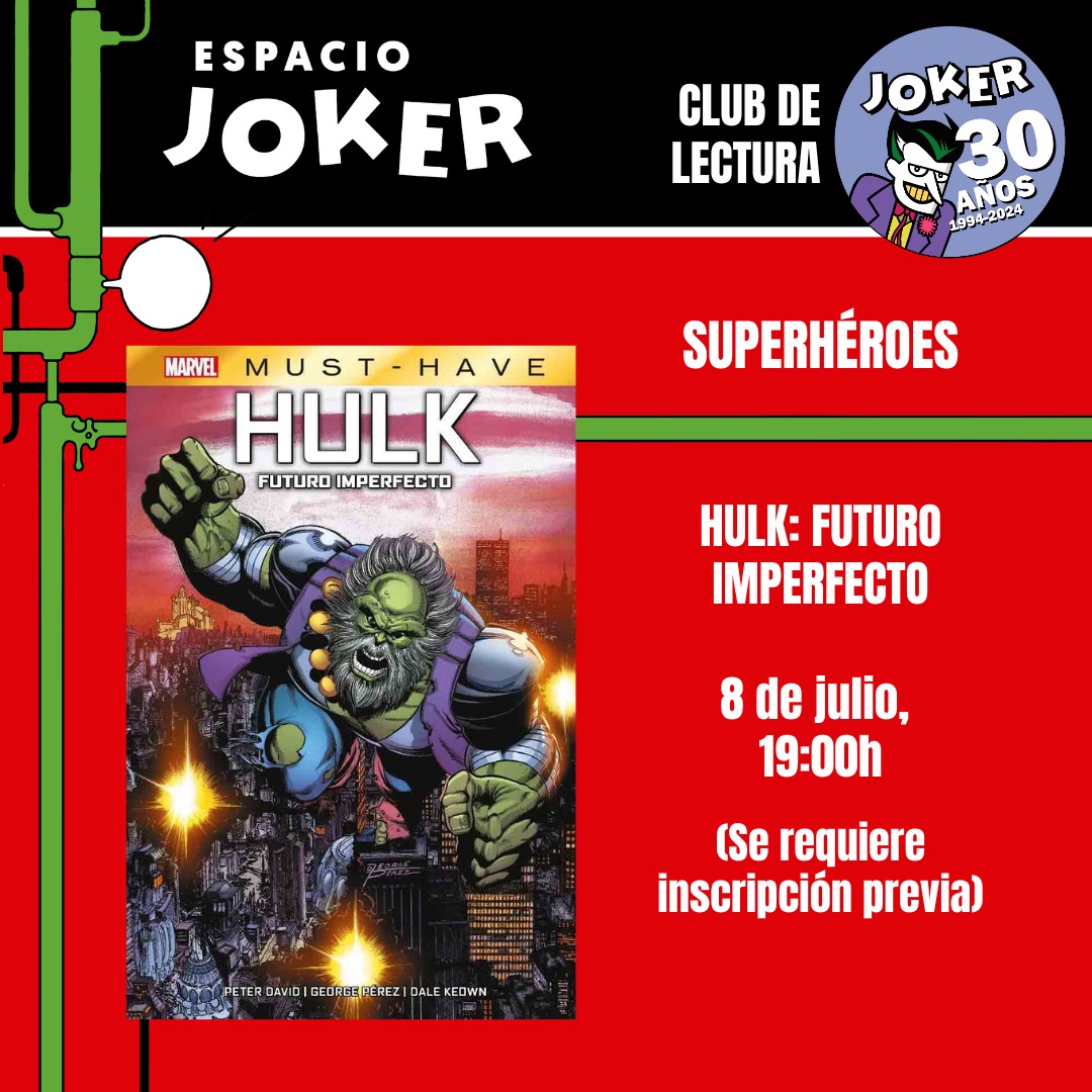 ¡Los lunes ludoteca abierta y los martes club de lectura! No te pierdas las actividades que organizamos en espacio Joker 😎 

Más info y reserva de plazas en nuestra agenda: jokercomics.es/agenda/eventos…

#joker30