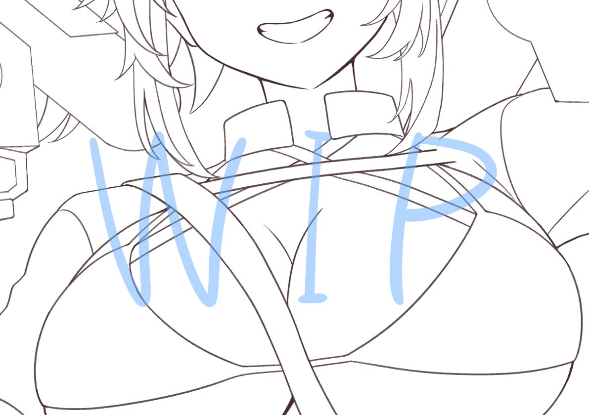 Reo_SR's tweet image. 新たに1枚ビキニ絵を制作中です!
I'm drawing one new piece of bikini art is in the works!
#ビキニの日 #BikiniDay