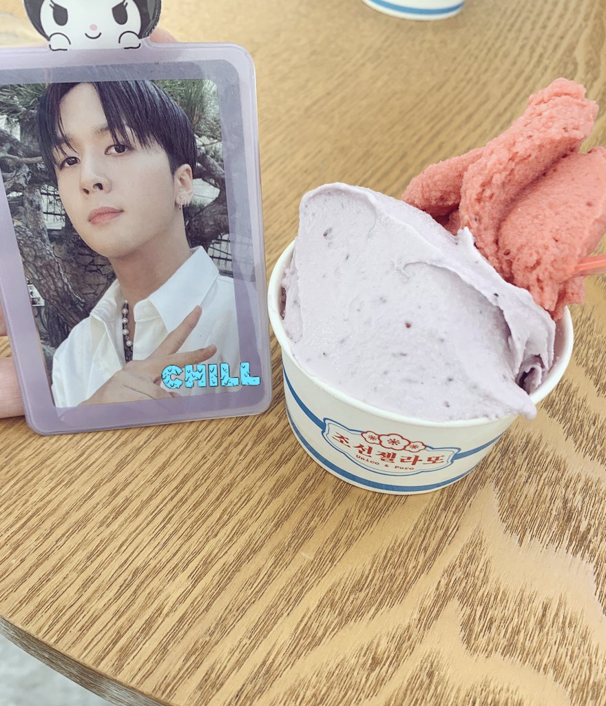 GYMwonsik's tweet photo. @RAVI_GTCK 날씨가 너무 더울 때 아이스크림이 좋죠? 
라비야.. 좋은 주말 보내욤~
식여행 ✈️🌎🍧🍦🚢 https://t.co/Fy4I9ZkeLL