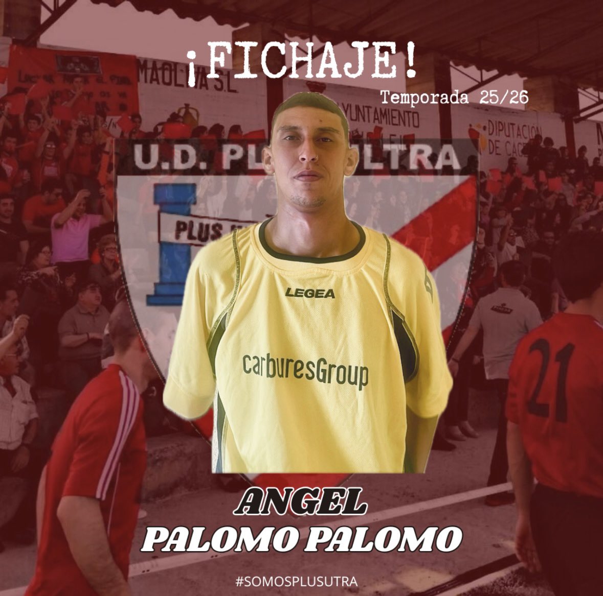 📣 𝗙𝗜𝗖𝗛𝗔𝗝𝗘 | Ángel, llega para adueñarse de la banda.

Sumamos talento. Sumamos compromiso.

Bienvenido a tu nueva casa, Ángel.

Aúpa Plus Ultra.
❤️🖤