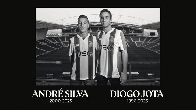 Rest in peace, André Silva (2000-2025) and Diogo Jota (1996-2025).