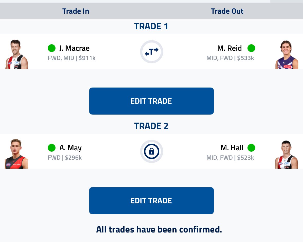 The week I trade him out… HOW the actual f is Max Hall on 108 at 3Q time?? 🫠 
#AFLFantasy #STKvHAW