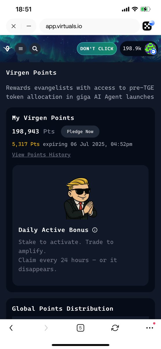 Chris (@chris_insights) on Twitter photo 5k points are about to expire tmr, what plays should i pledge on <a href="/virtuals_io/">Virtuals Protocol</a> fammmm 5k points are about to expire tmr, what plays should i pledge on <a href="/virtuals_io/">Virtuals Protocol</a> fammmm