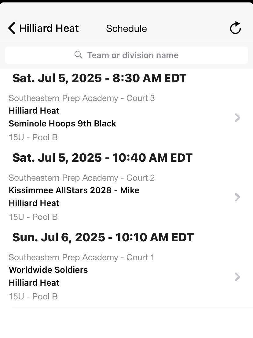 Hilliard Heat Basketball (@hilliardheat) on Twitter photo Coach Quez/Joe and Our 15U boys will be in Orlando , Fl this weekend at the <a href="/OntheRadarHoops/">Shun Williams</a> Florida Warm Up . All games are at SouthEastern Prep Academy Coach Quez/Joe and Our 15U boys will be in Orlando , Fl this weekend at the <a href="/OntheRadarHoops/">Shun Williams</a> Florida Warm Up . All games are at SouthEastern Prep Academy
