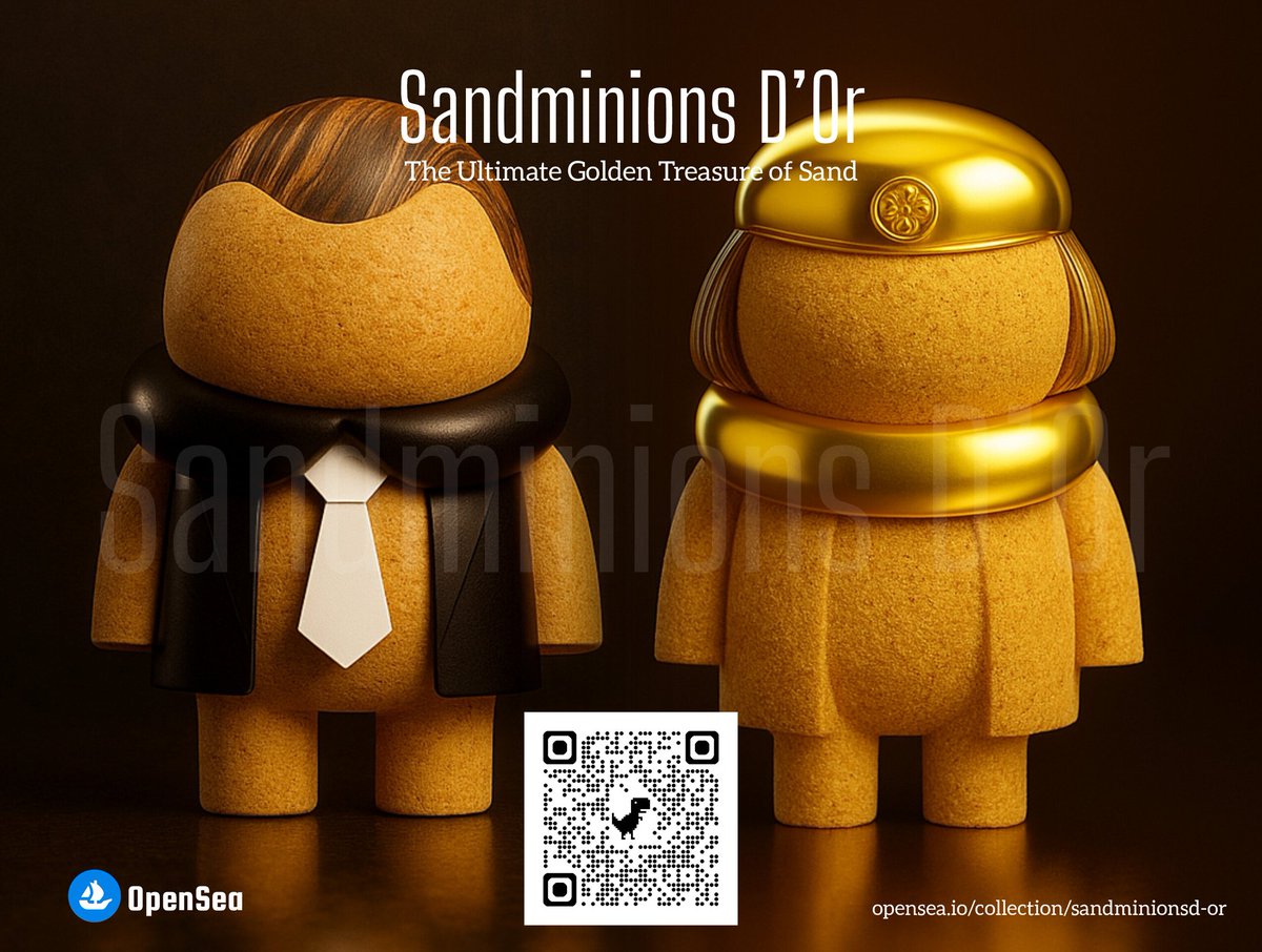 sand_minions's tweet photo. - Built for:
Animation Series | Luxury Fashion Line | Feature Film | Storytelling | Hospitality

- Built on:
Confidence | Trust | Long-term | Community

Own a piece of these golden sand:
https://t.co/t1GWp9X2Ie

#Sandminions #NFT #NFTs #NFTCommunity #Gold #Animation #Fashion #art https://t.co/EcTKJTTr8T