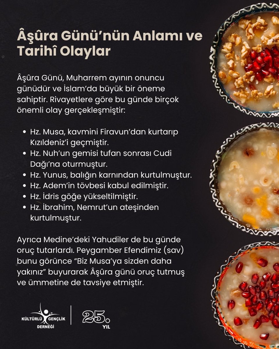 Muharrem Ayı ve Âşûrâ Günü’nün Maneviyatı

Bu mübarek günlerin faziletini, oruç sünnetlerini ve geçmişten bugüne taşınan anlamını birlikte hatırlayalım.

Maneviyatın derinleştiği bu ayda dualarımız kabul, niyetlerimiz hayırlı olsun.