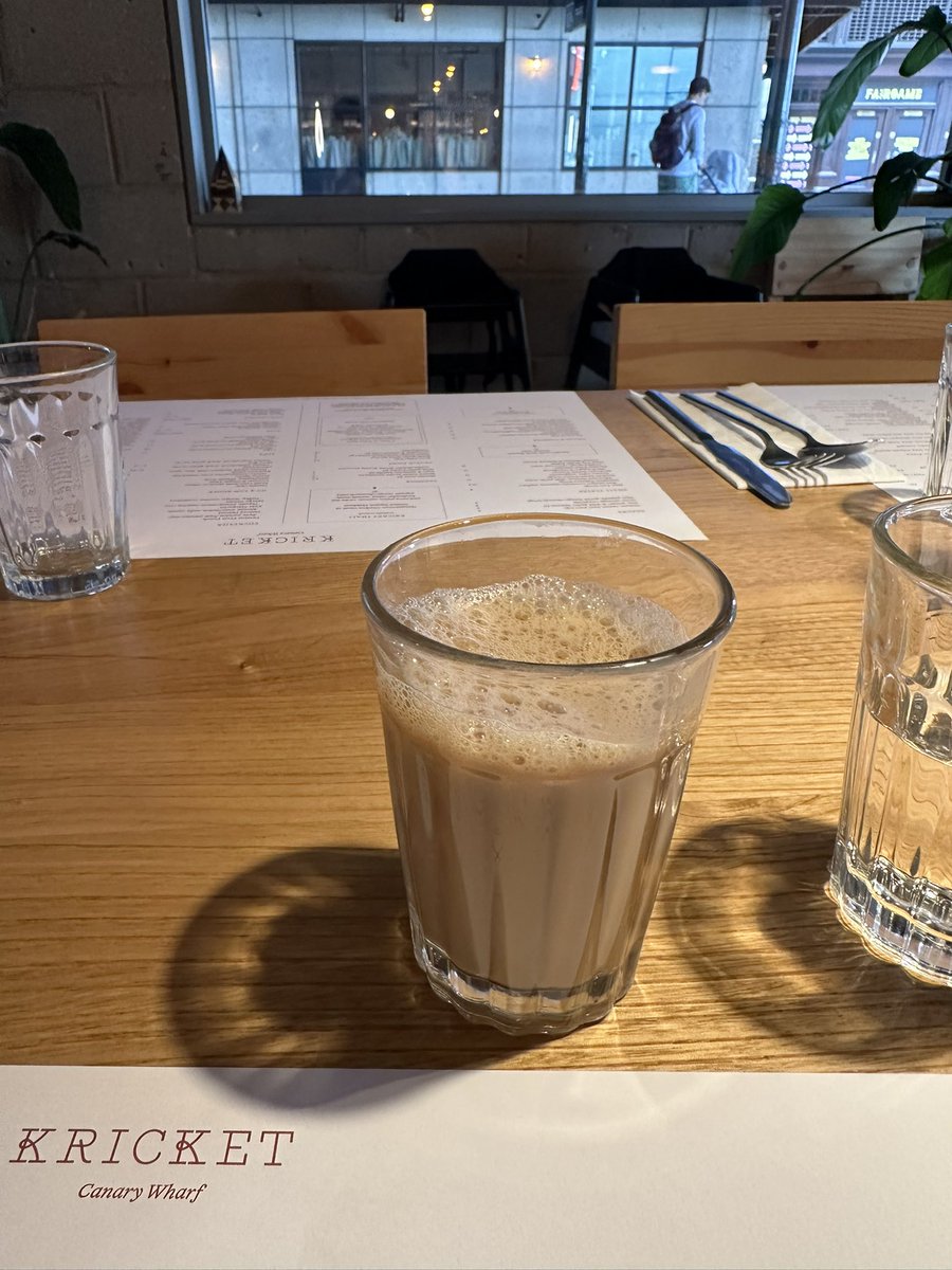 perfect chai weather in London