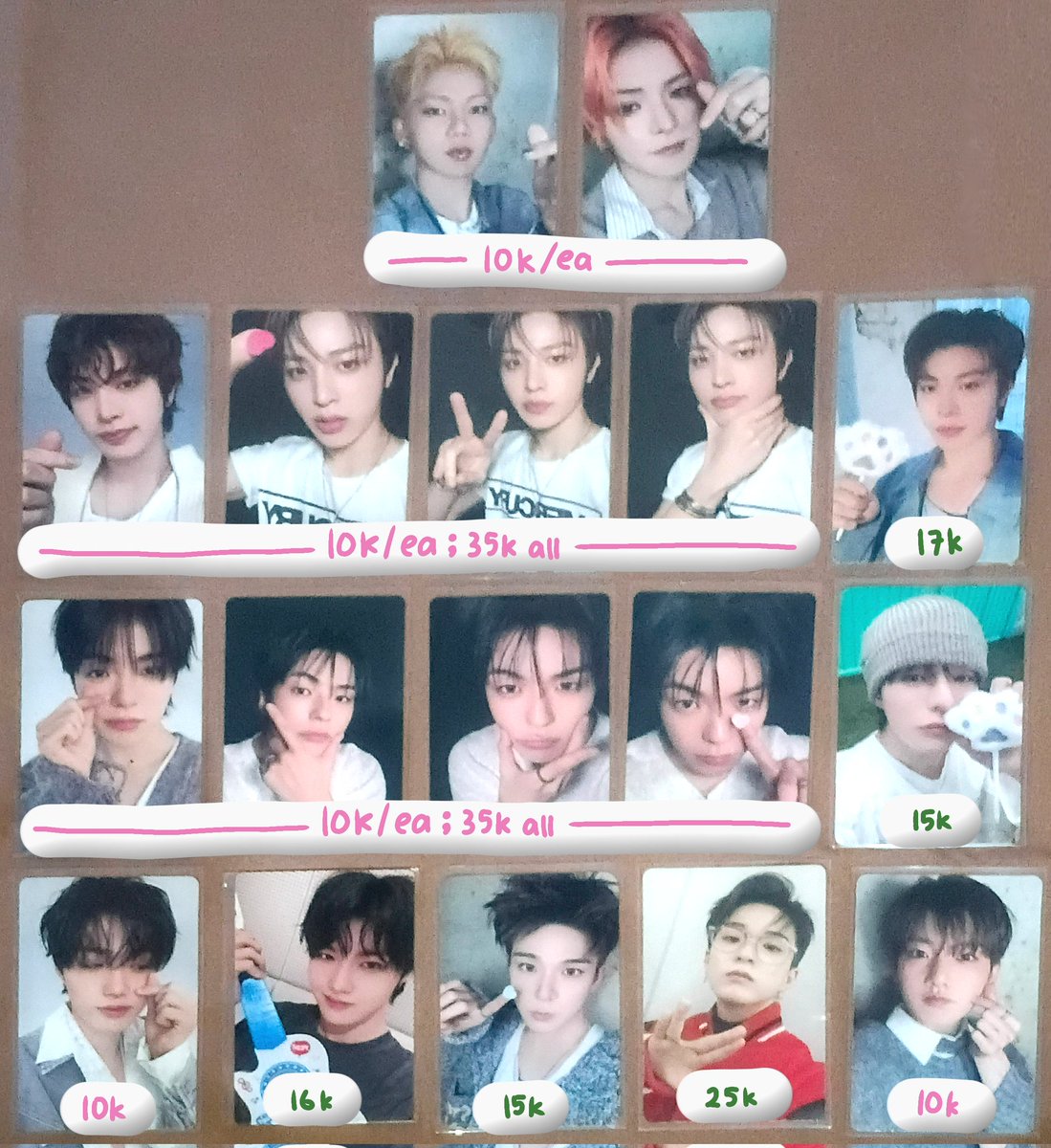 yoonjaehyui's tweet photo. halo guys aku mau wts alias want to sell pc treasure era yellow sama asahi jakmer kepiting jikjin era 👋🏻

packing +5k
co 🍊
dom jogja
ready kamar! knock my dm for condi^^ https://t.co/steptkSrVY