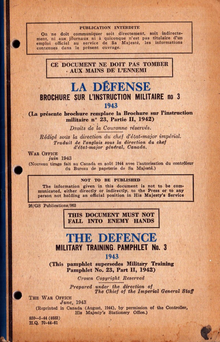 These dual-language manuals are really fascinating! This is a Canadian example we're scanning and sharing at the moment. #VickersMG #NotJustVickersMG