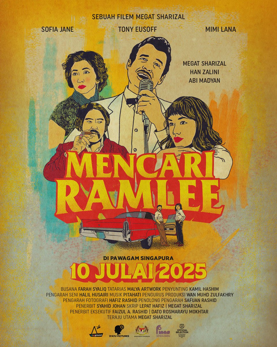 Mencari Ramlee akan tayang di pawagam Singapura bermula
10 JULAI ini. #MencariRamlee