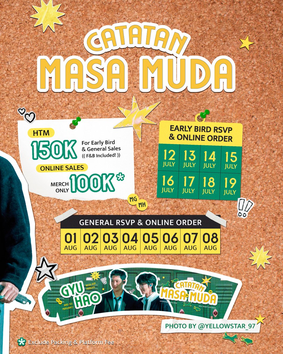 OSISSMAMM89's tweet image. 📋 OSIS SMA MM89
mempersembahkan ✨

👔 GyuHao Day 2025 Cafe Event: SMA MM89 – CATATAN MASA MUDA 📚🖋️

🗓️ 13 September 2025
🕑 14:00 – 17:00 WIB
📍 MM Juice Cikajang
💰 HTM 150k

📌 Cek poster dan thread ini untuk detail acara
#GyuHaoDay2025
#MMSoulmatesDay
#CatatanMasaMudaGyuHao