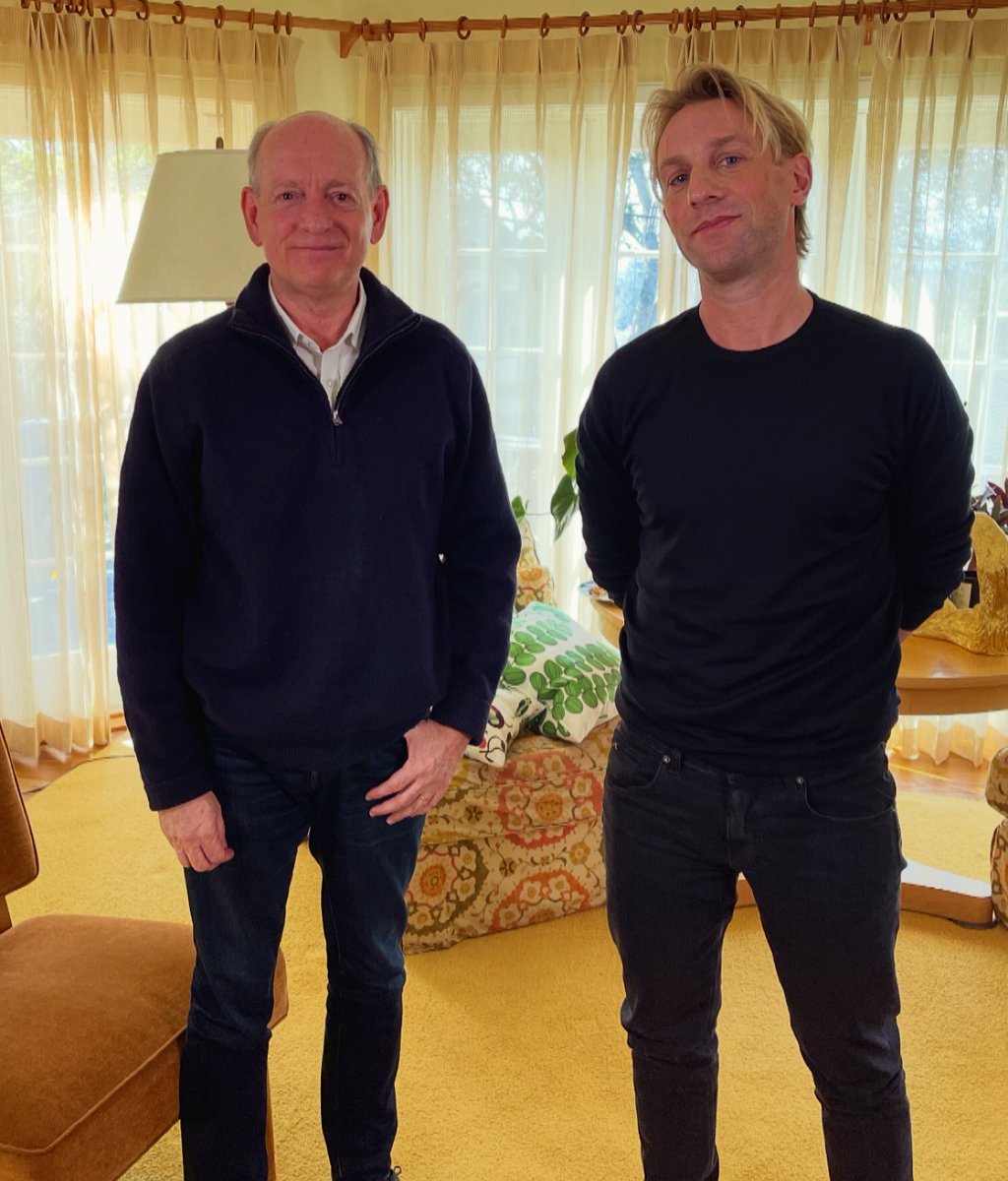 AndersHansen74's tweet photo. We have put out the expert interviews from my TV-series as standalone episodes. Google ”Anders Hansen moter”. Experts include Stuart Russell (pictured, on AI), Anna Lembke (how tech affects us), Robert Waldinger (happiness) Yuval Harari (AI), Simon Baron-Cohen (autism), Robert Plomin (what shapes personality), Joel Dimsdale (manipulation) and Brian Little (personality)