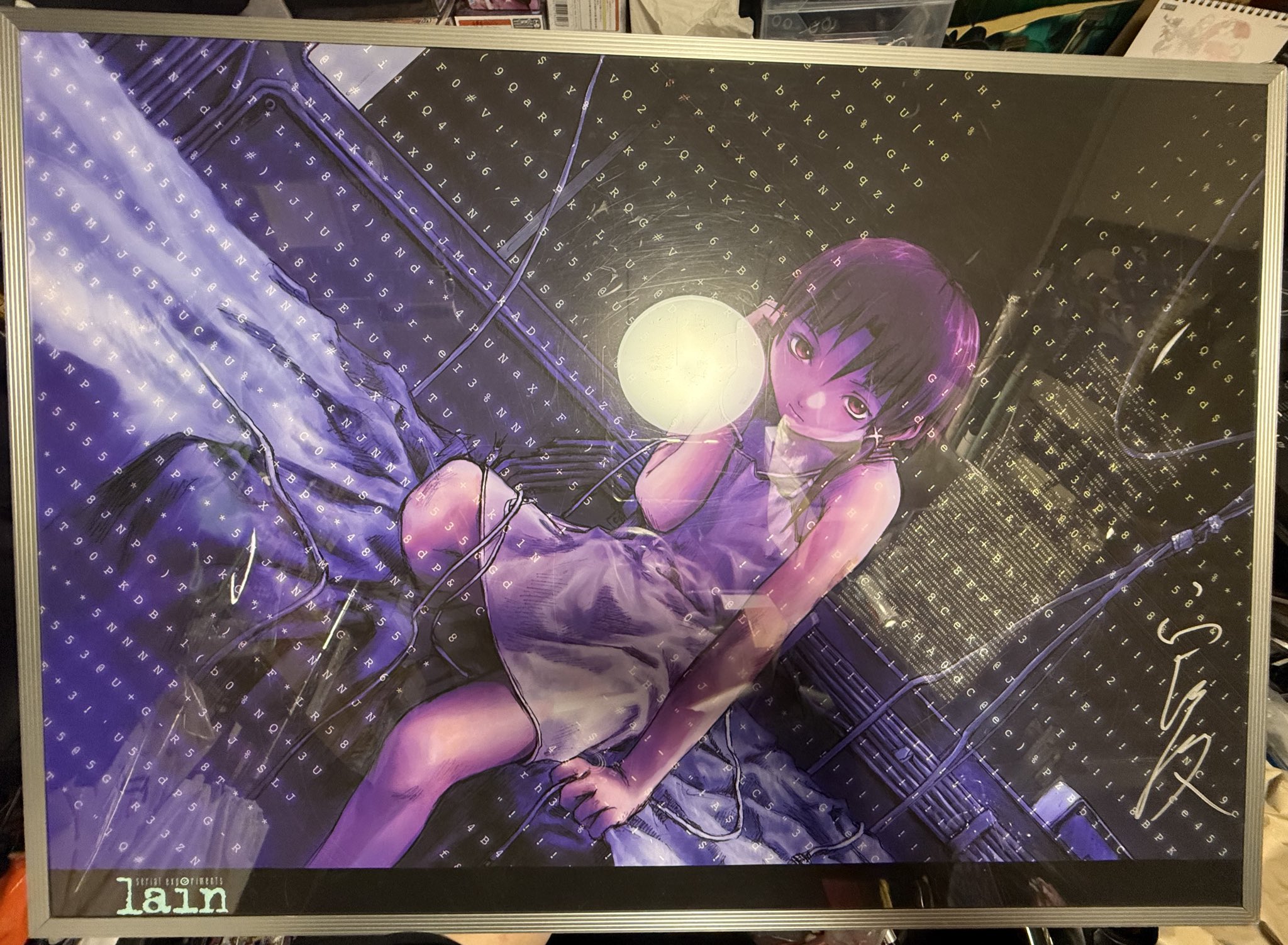 円環帰点　安倍吉俊　serial experiments lain B2ポスター 円環帰点 安倍吉俊 serial experiments lain B2ポスター - メルカリ