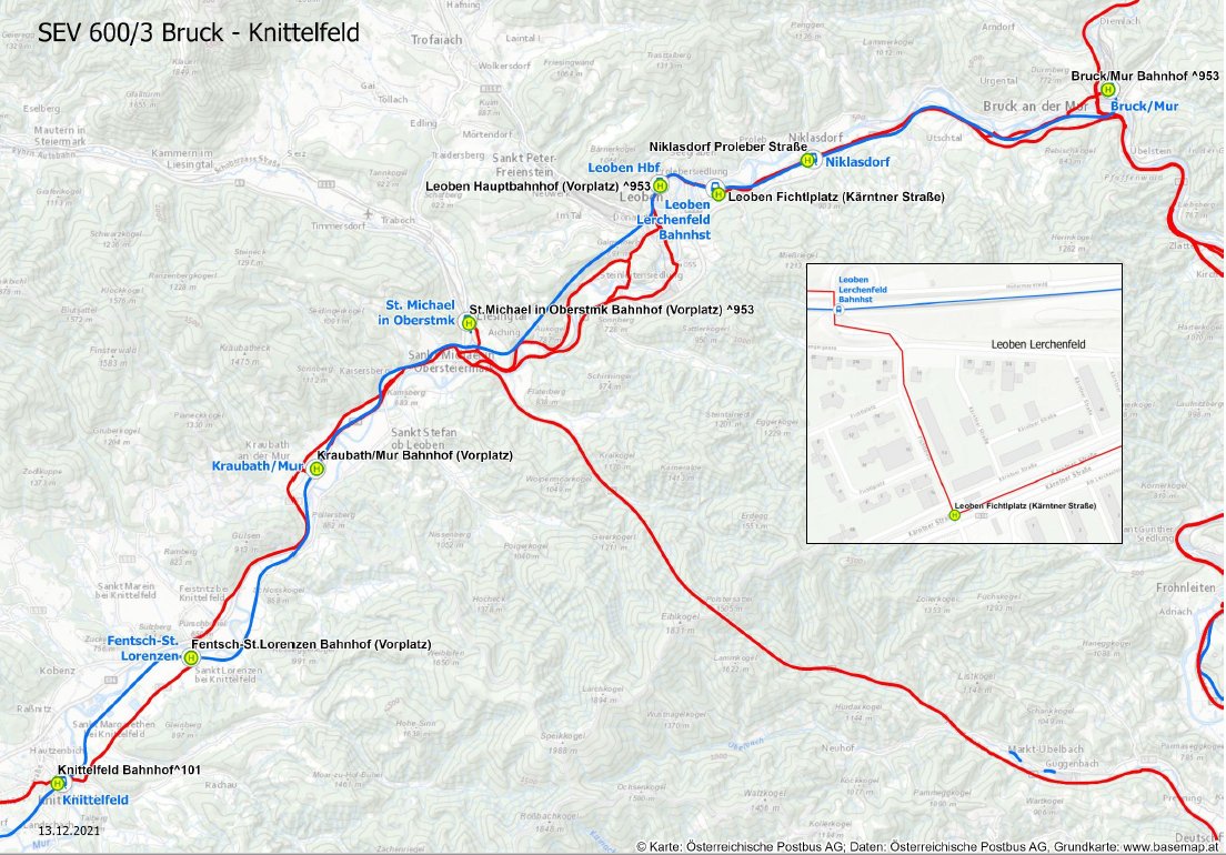 +++BAUSTELLE+++
Wegen Bauarbeiten fährt von 7.7. bis 25.7. ein Schienenersatzverkehr für alle Züge der Linien S8 &amp; S9 zw. Leoben Hbf &amp; Kapfenberg. 🚌💨
#ÖBBStreckeninfo