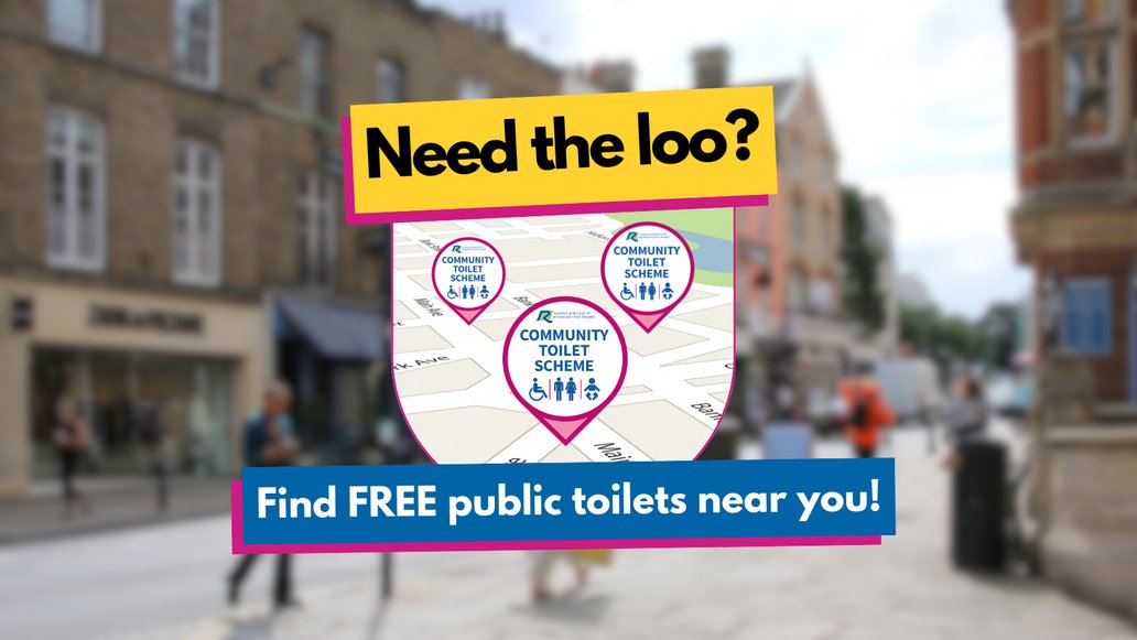 Need to go when you're on the go? FREE, accessible public toilets are available across Richmond upon Thames!

Find one using our interactive map 👉 orlo.uk/CpX1L