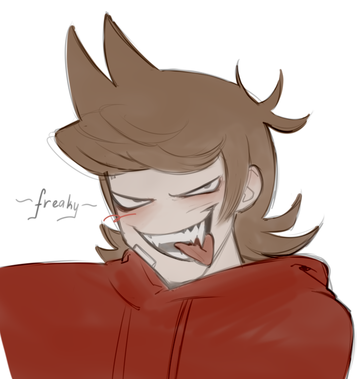 lantan_fish's tweet image. I liked drawing him with fangs, so I drew some more
#eddsworld
