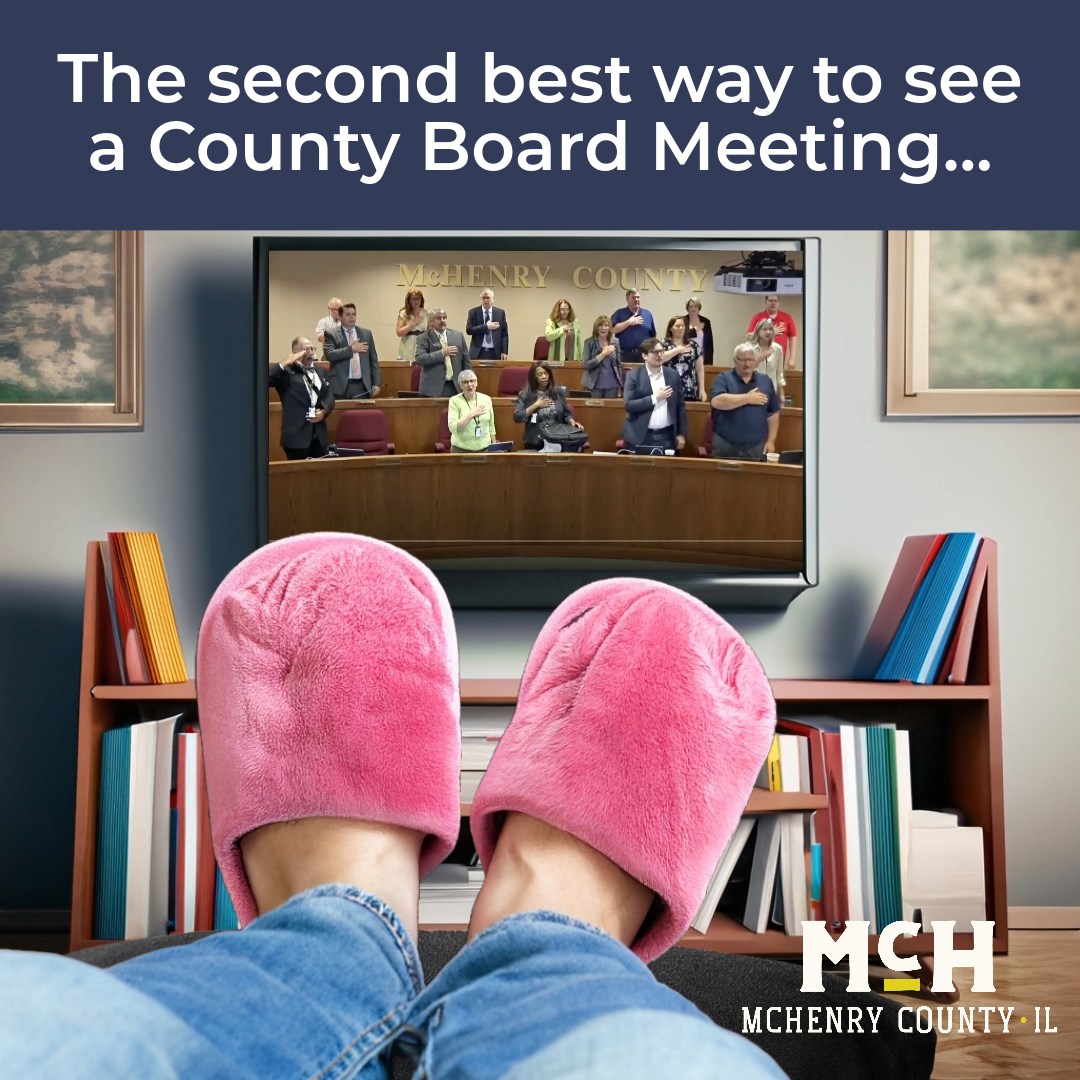 Want to see what your county government is up to, from your own home or wherever you want? Stream McHenry County meetings live, or watch whenever you wish, on the county Meeting Portal at mchenrycountyil.gov, or on our dedicated YouTube channel at bit.ly/McHMeetings.