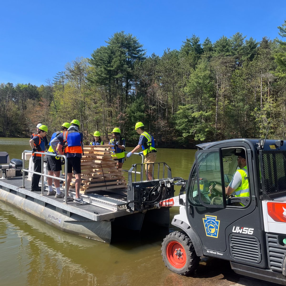 In Spring 2025, we partnered with local high school and PSJHFF students to explore fish habitat and the importance our structures provide not only to the fish in PA waterways, but also the anglers who use them!

Find a habitat enhanced lake near you:  ow.ly/WoMq50WjPRC