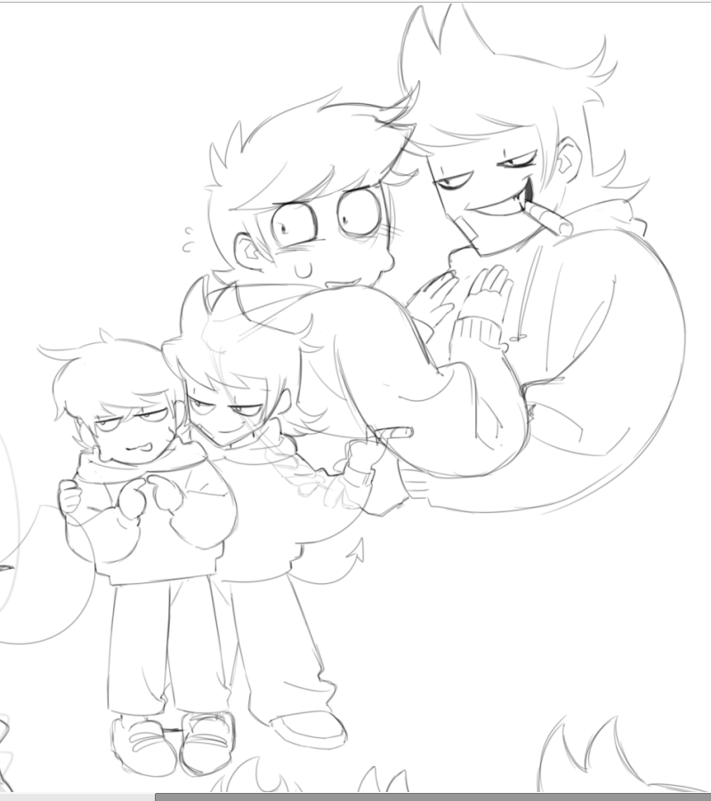 lantan_fish's tweet image. I liked drawing him with fangs, so I drew some more
#eddsworld