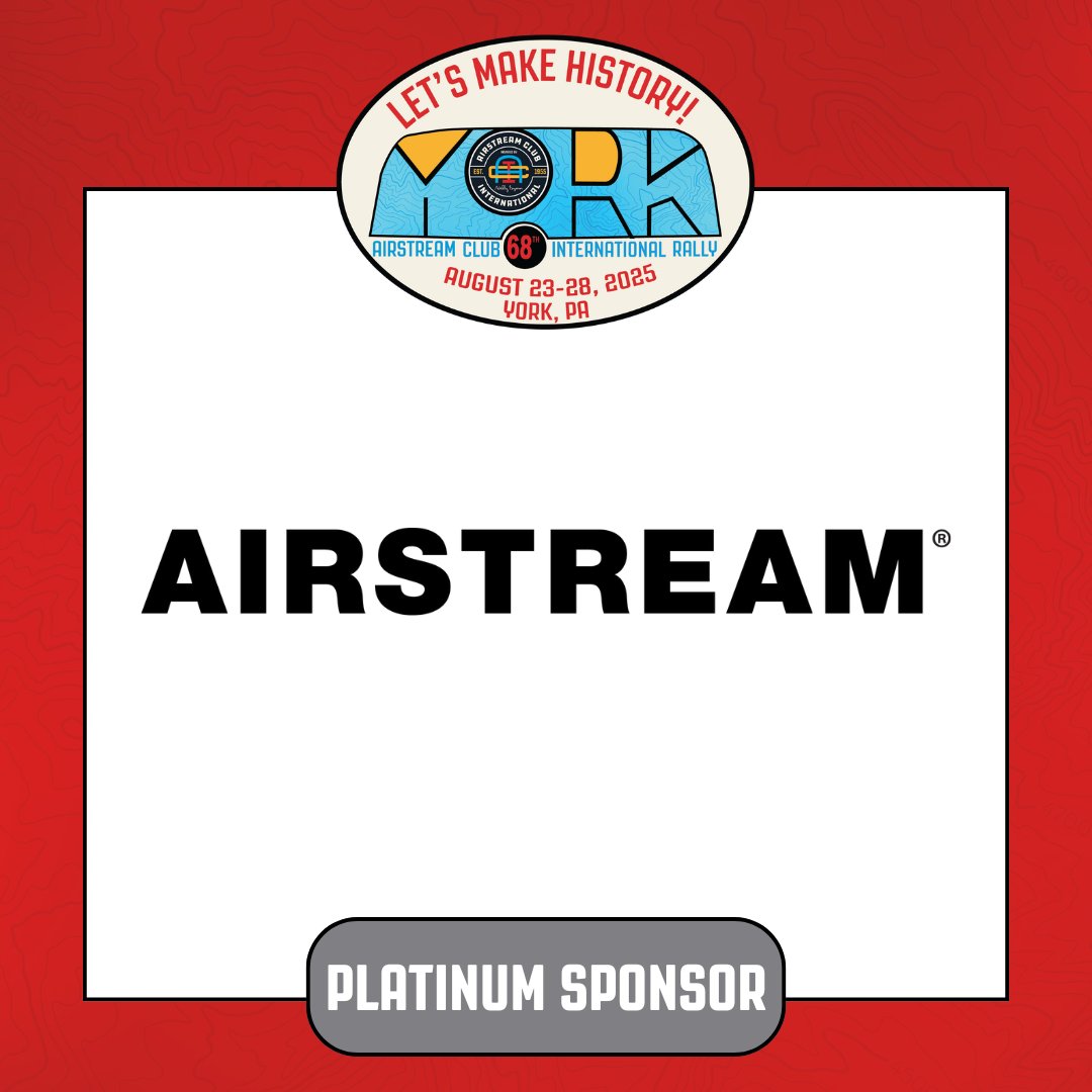 AirstreamClub's tweet image. Shining the spotlight on @Airstream—maker of our beloved travel trailers &amp;amp; Platinum Sponsor of Rally2025! Stop by their booths—Airstream Supply Company &amp;amp; Airstream Factory Service—to shop, learn, &amp;amp; connect with the brand that makes our adventures possible. 
#ACI2025 #Airstream