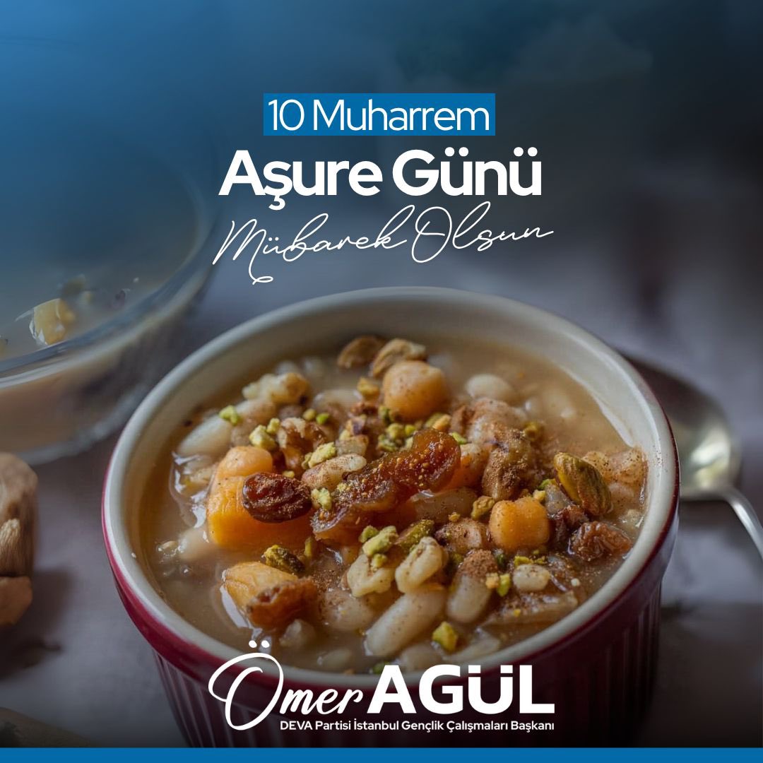 Aşure Günü’nün bereketi, paylaşmanın güzelliğinde saklı. Tüm milletimizin Aşure Günü mübarek olsun.