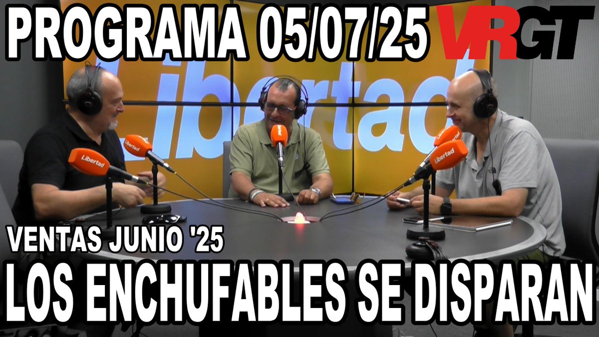 Analizamos las ventas de vehículos en España a fecha de junio de 2025, con un aumento significativo de los enchufables youtu.be/Gdtn9CmKLzI <a href="/RadioLibertadES/">Radio Libertad</a> <a href="/ramonbiosca/">Ramón Biosca</a> <a href="/MiguelALinares_/">Miguel Ángel Linares</a> <a href="/edusanchezR/">Eduardo Sánchez</a> <a href="/charlygp/">Charly Barazal</a> <a href="/AnfacAutomovil/">ANFAC</a> <a href="/felixgarfdz/">Félix García</a> #BEV #PHEV #ventasjunio2025 #coches