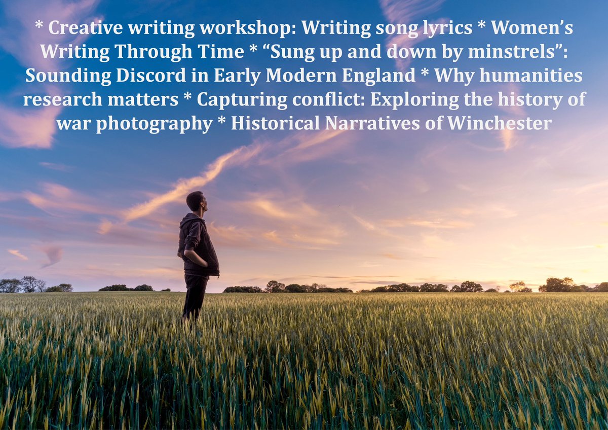 SotonUniLLL's tweet photo. The first week of the festival is behind us, yet we are far from done! What to expect in the second week? One more workshop and seven more talks!

Book your free tickets via Eventbrite: https://t.co/jAz3y4J2n7

#lifelonglearning #summerfestival #humanities https://t.co/Jv12bfk4xC