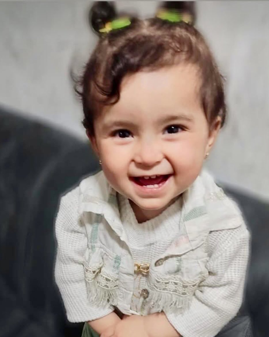 Remember her name, Widad (2)

She was killed by Israel along with her mother while they were sheltering from the bombing in a café on the Gaza seafront two days ago.
