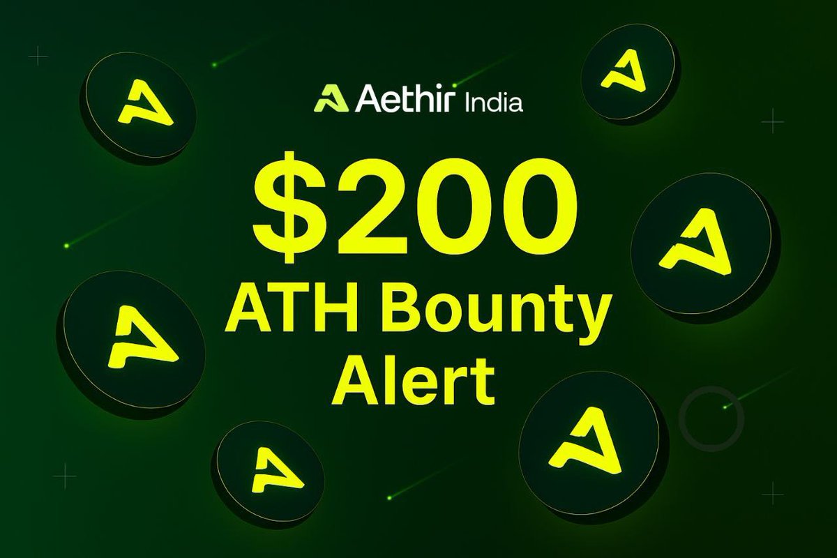 ActualOne 👾 (@actualonexyz) on Twitter photo 🚨 $200 Bounty Alert AI for भारत tour🇮🇳
Did you attend the <a href="/AethirIndia/">Aethir India ( AI for भारत )</a> event in Pune, Delhi, Kolkata, Ahmedabad, or Hyderabad?
Time to YAP & EARN
Write a thread or tweet about:
> the event
> Aethir’s GPU cloud
> DePIN / $ATH / edge infra
Tag <a href="/AethirIndia/">Aethir India ( AI for भारत )</a>
Submit here: 🚨 $200 Bounty Alert AI for भारत tour🇮🇳
Did you attend the <a href="/AethirIndia/">Aethir India ( AI for भारत )</a> event in Pune, Delhi, Kolkata, Ahmedabad, or Hyderabad?
Time to YAP & EARN
Write a thread or tweet about:
> the event
> Aethir’s GPU cloud
> DePIN / $ATH / edge infra
Tag <a href="/AethirIndia/">Aethir India ( AI for भारत )</a>
Submit here: