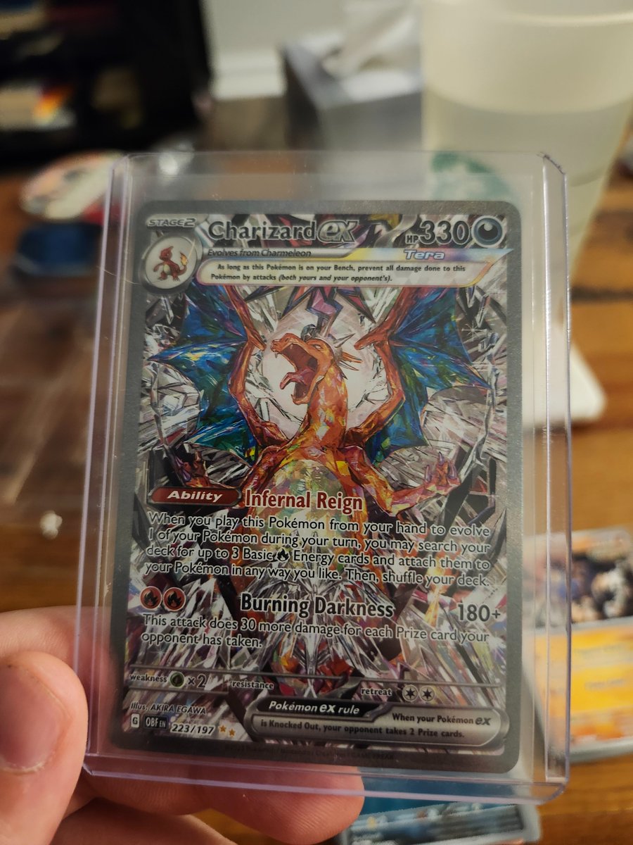 CBitbank's tweet image. Insane luck. Pulled the chase cards from Obsidian Flames and Temporal Forces out of a six-pack box last night