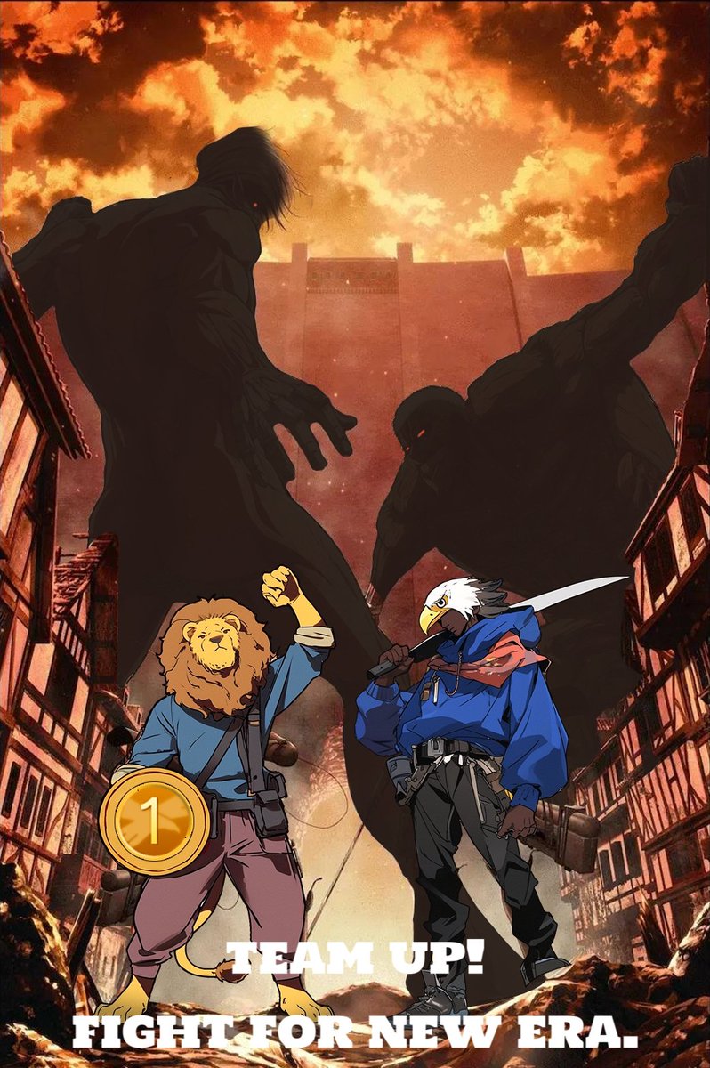 🦁🦅We’re fired up to join forces with $B @BUILDonBSC_AI — where builders don’t beg, they soar! 

Salute to WLFI <a href="/worldlibertyfi/">WLFI</a> and $B @BUILDonBSC_AI for forging a battleground where memecoins carry meaning, and where true USD1 believers rise.

EGL1 didn’t crawl out of a comic —