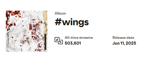 wings 500k. love.