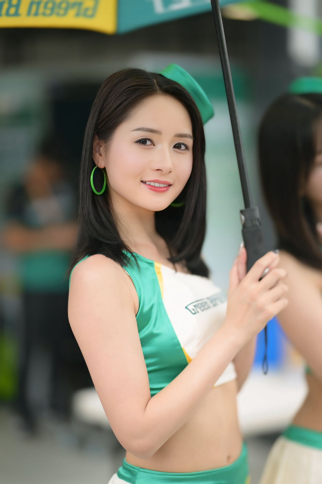 みさ 黒崎みさ | みきゅあむセカンド撮影でしたん💚﻿ ﻿ #mieqam #撮影