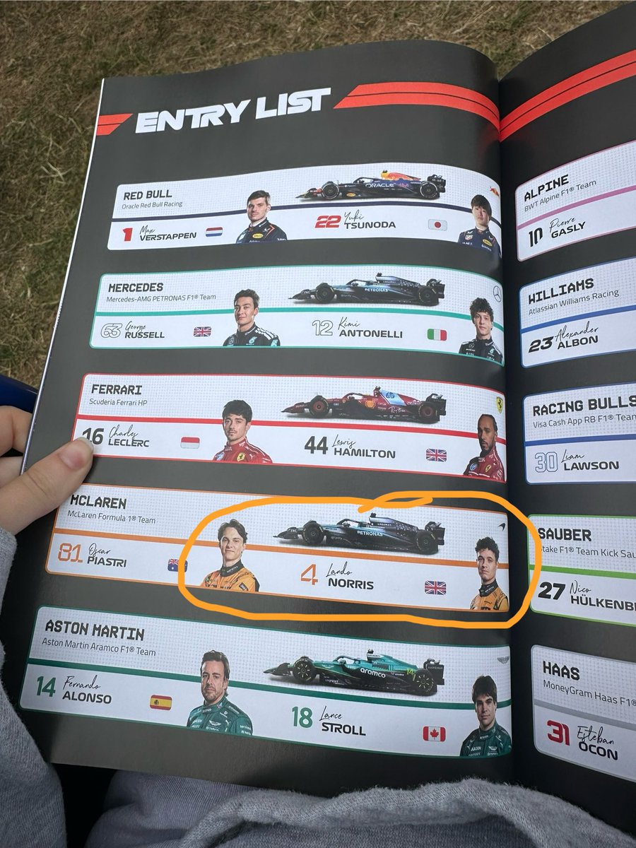 Since when were <a href="/McLarenF1/">McLaren</a> in an <a href="/MercedesAMGF1/">Mercedes-AMG PETRONAS F1 Team</a> car <a href="/SilverstoneUK/">Silverstone</a>  🤔🤔😂😂 .. oops 🤦‍♀️ can’t get over how funny this is 😂😭 #f1 #britishgp #SilverstoneGP #mclarenF1 #MercedesAMGF1