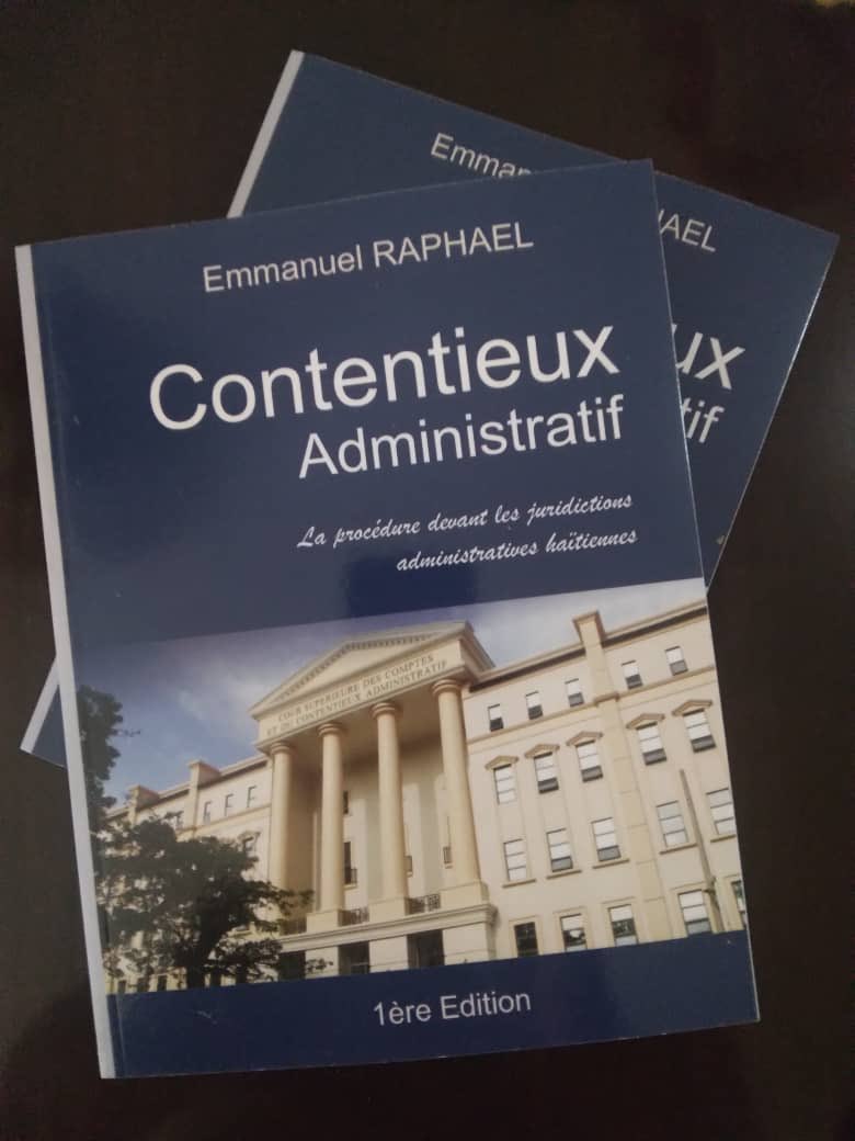 Cet ouvrage est le premier écrit sur le contentieux administratif haïtien dans toute l’histoire du pays.

À lire absolument