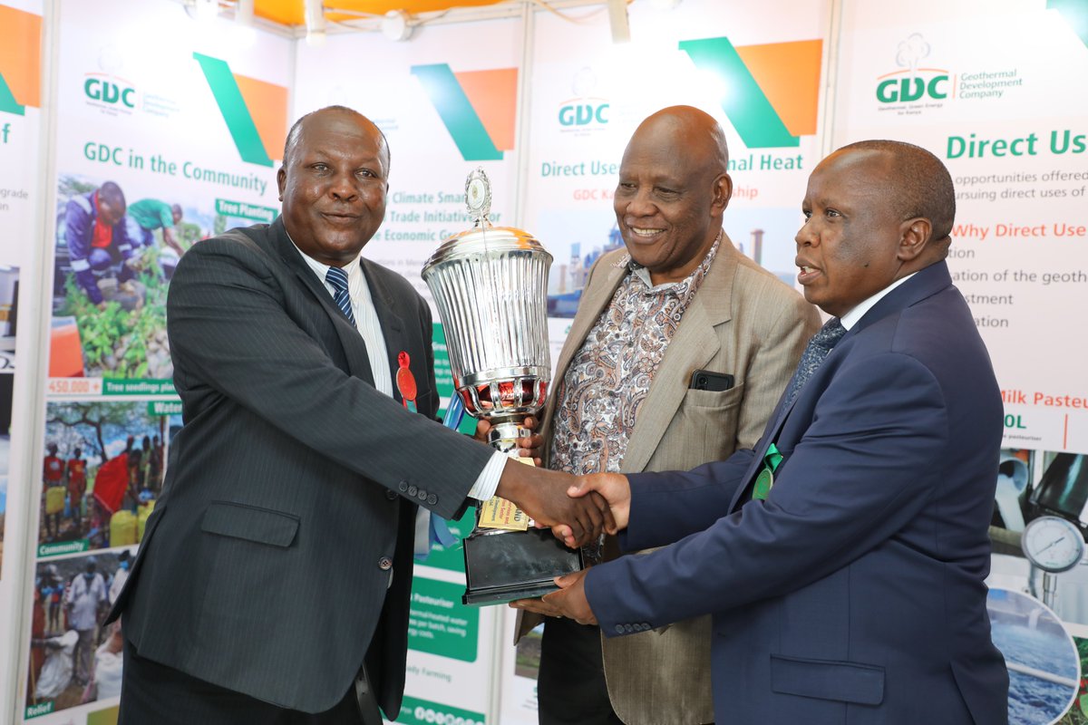 GDCKenya's tweet photo. GDC Board of Directors, led by Board Chairman Hon. Walter Nyambati, today visited the GDC stand at the 2025 Nakuru ASK Show. They interacted with #TeamGDC and met with ASK Show officials, showing support for GDC's public engagement efforts. https://t.co/O1dk6iBYQj