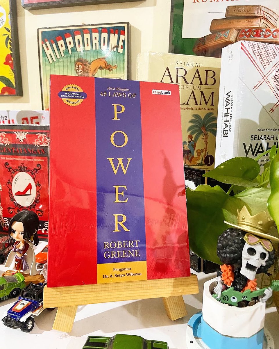 Karya cemerlang ini menyaring tiga ribu tahun sejarah kekuasaan menjadi 48 Hukum yang relevan sepanjang zaman. Sebuah karya referensial yang layak dibaca dan dimiliki.

Harga: Rp 100.000
Sinopsis lengkap: instagram.com/p/DLjcWLaSv1d/…