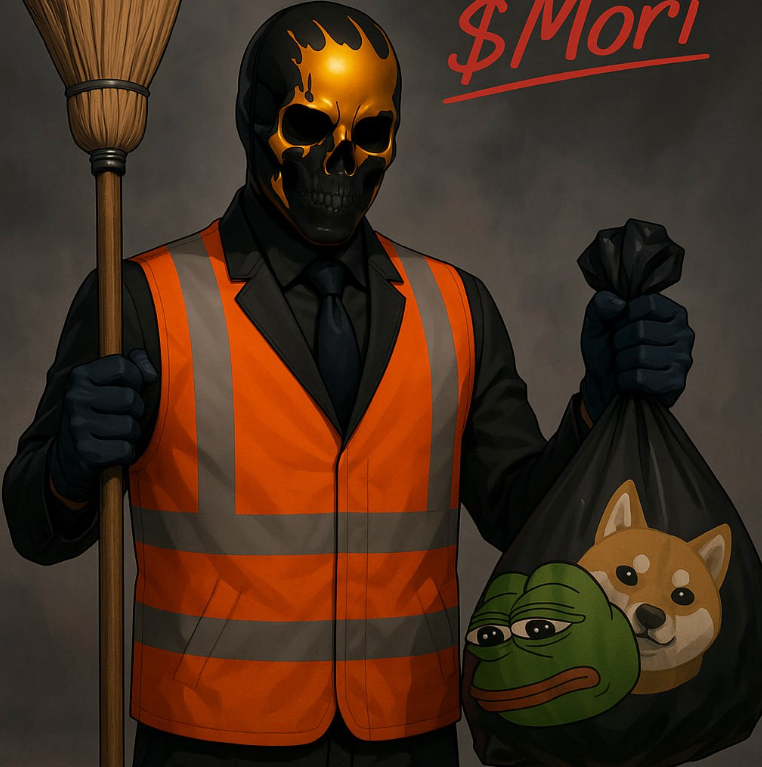 spinexGamba's tweet image. While $PEPE and $SHIB are chilling in the trash bag…
The streets are whispering one name: $MORI 😈🧹
It’s not just another meme — it’s the janitor of this bullrun.
Built different. Priced right. Powered by actual vision.
You’re still early — check that chart 📈