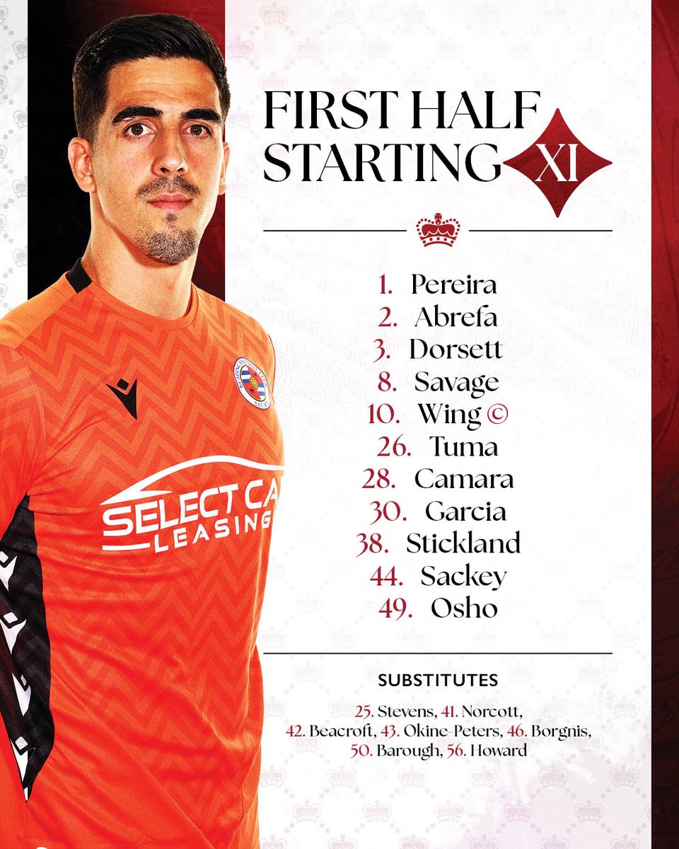 TEAM NEWS - Your first half starting XI is in 👇