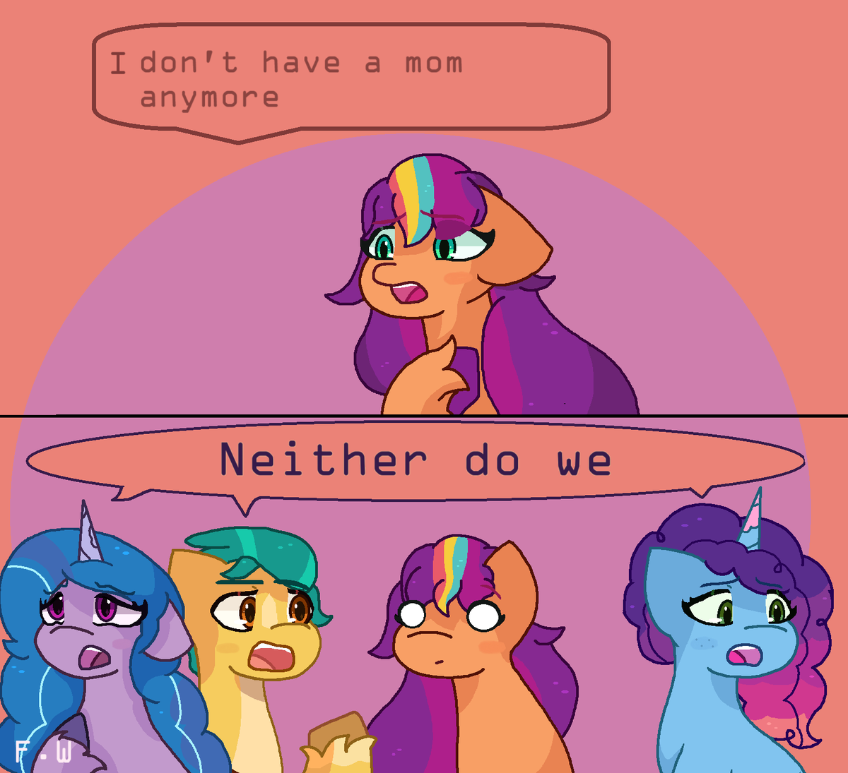 featherwing555's tweet image. Not having moms.... 馃А馃挍馃挋馃挏
#mlpg5 #sunnystarscout #izzymoonbow #hitchtrailblazer #mistybrightdawn