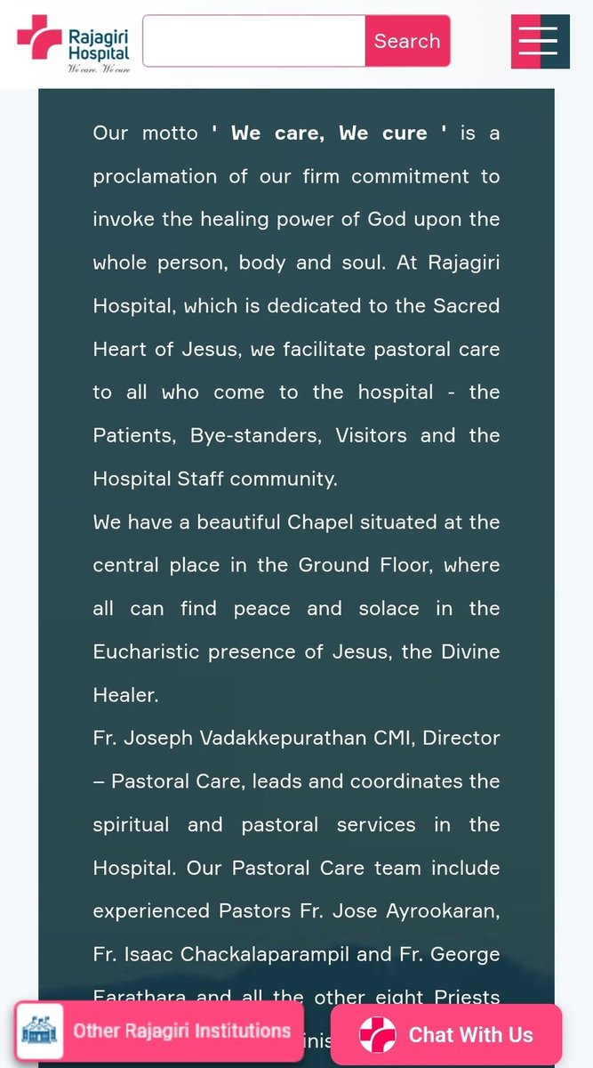 Arun Pudur (@arunpudur) on Twitter photo Meet Cyriac Abby Philips <a href="/theliverdr/">TheLiverDoc</a> who relentlessly attacks Govt approved Ayurveda as pseudo science.
But works in a hospital that has a Christian healing ministry run by pastors who invoke 'Yesu Mera Yesu' to heal, but it is so scientific!
Stop trusting Bigots like Cyriac! Meet Cyriac Abby Philips <a href="/theliverdr/">TheLiverDoc</a> who relentlessly attacks Govt approved Ayurveda as pseudo science.
But works in a hospital that has a Christian healing ministry run by pastors who invoke 'Yesu Mera Yesu' to heal, but it is so scientific!
Stop trusting Bigots like Cyriac!