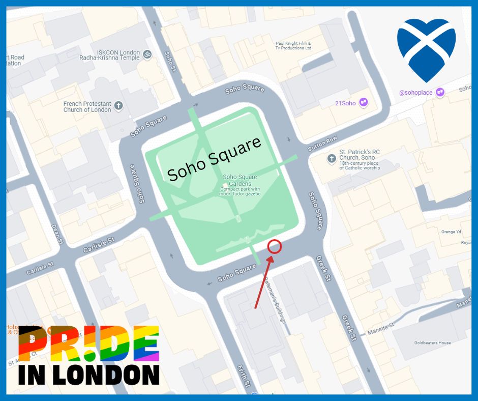 🌈 We are at Pride in London today! Our stall is in Soho Square, come and visit us! 💙

📍 South side of Soho Square, W1D 3QP
🕚 11am–6pm
🎁 Freebies: tote bags &amp; Scots word badges!

#PrideInLondon #Pride #ScotsCare