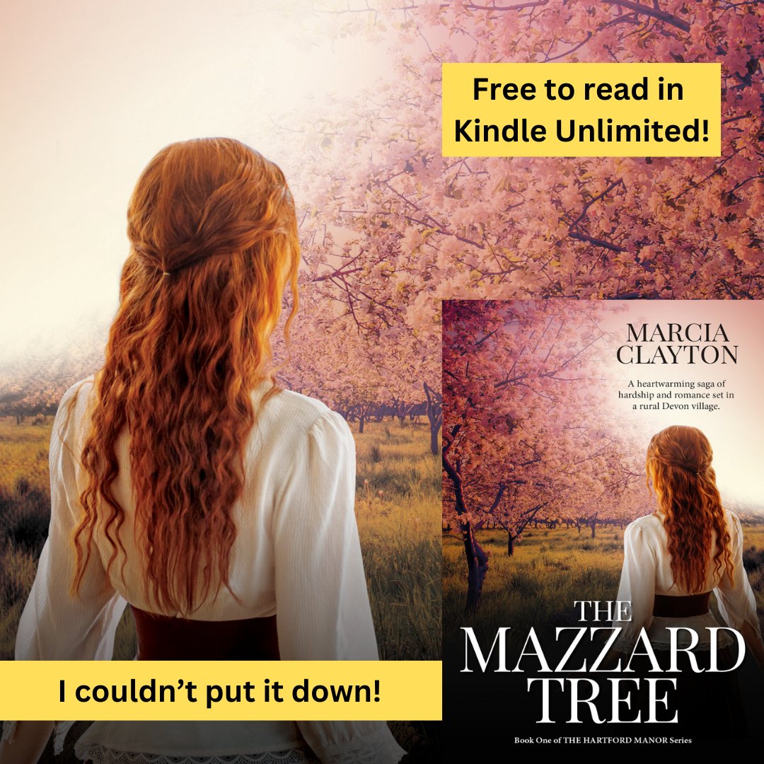 A must-read for all lovers of historical dramas. The Mazzard Tree is a heart-warming saga of hardship and romance set in a rural Victorian Devon village.  mybook.to/TheMazzardTree
#sagasaturday #romancereaders #series